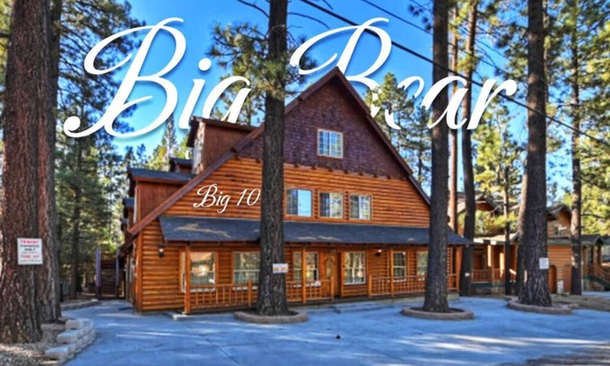 Summit Estates House | Big 10 Luxury Cabin/Walk to Snow Summit- HotTub