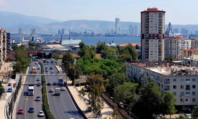 Bayraklı Apartment | Big new flat with wonderful & warmest sea view in izmir