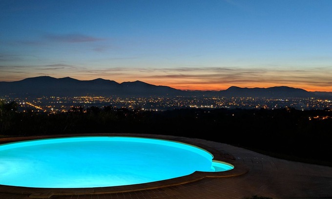Capannori Villa | Big Private Garden, AC, Swimming Pool, Hot Tub, Huge Play Area, & Great Views