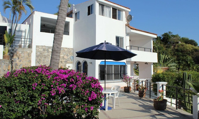 Abelardo L. Rodriguez House | Big view, Casa Vista, Santiago is 250 ft above Santiago Bay with amazing 180 degree views, 3 palapa's, pool and beaches within sight