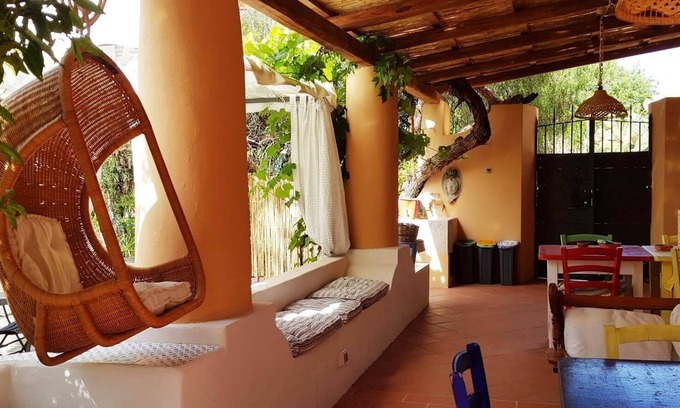 Leni House | Bilocale Blu in Salina Aeolian Islands 900 meters from the sea