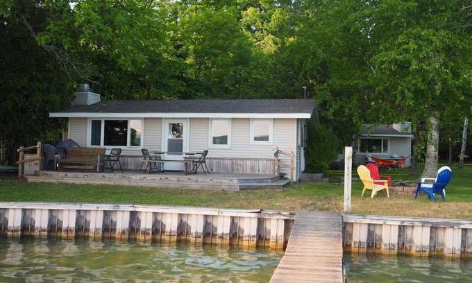 Empire Cottage | Birch Shores Resort - The Aspen Cottage - Lakefront with Water Toys!