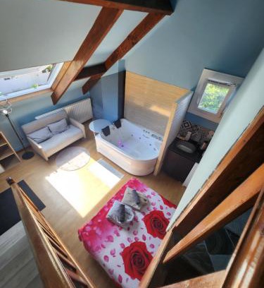 Sevran Apartment | Bleu studio jaccuzi appart