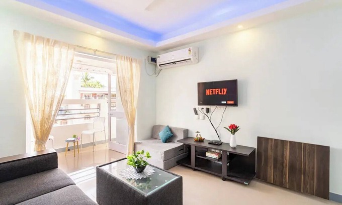Colva Apartment | Blissful 1BHK apartment, 5 min walk to the beachnn