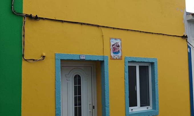 Ribeira das Tainhas House | Blue And Gold Cozy Home