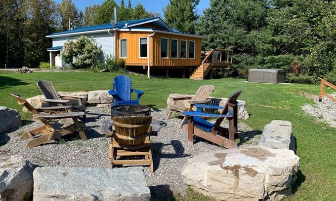 Burnt River Cottage | Blue Buck - Newly Renovated Waterfront Cottage with Hot Tub!