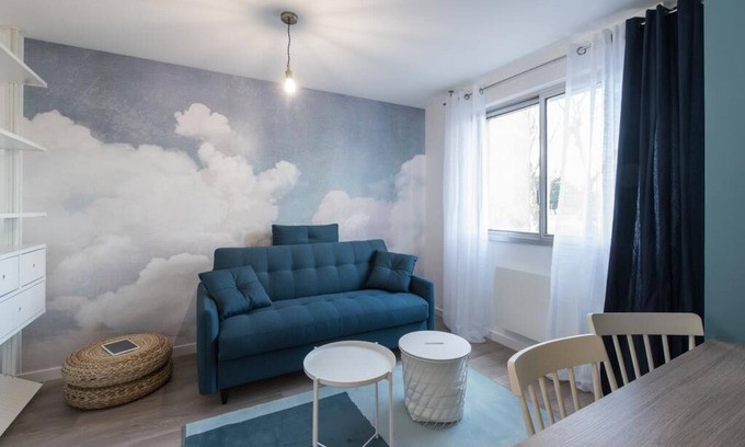 Villeurbanne Apartment | "blue Dream"- Studio Cosy, Propre, Déco Sympa, Juste en Face de L'insa/doua