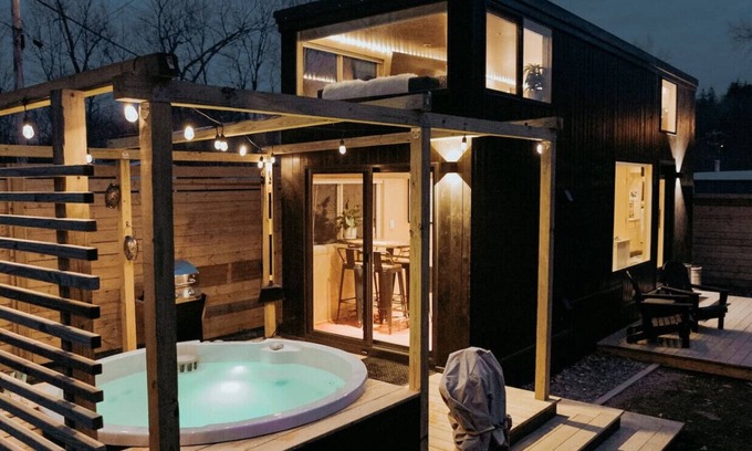 Chatham Apartment | BLUSH: Boutique TINY home*private spa*walk to town