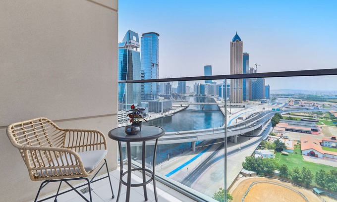 Business Bay Apartment | bnbme | Noora Tower | 2 BDR
