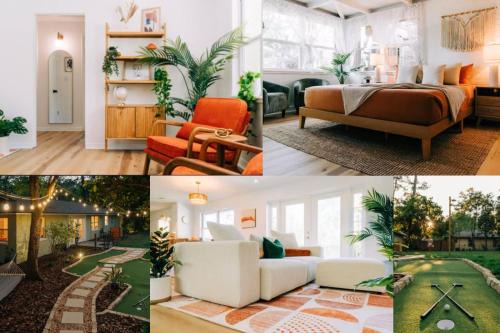 Duckpond House | Boho 4BR Oasis w Mini Golf & Games