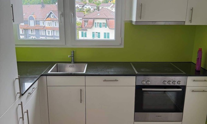 Herisau Apartment | book2stay: Apartment 4 bedrooms + kitchen + parking lot
