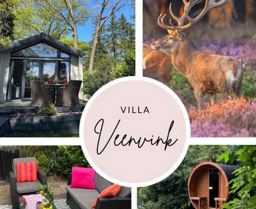Municipality of Barneveld Ski Chalet | Boshuisje Villa Veenvink met privé sauna