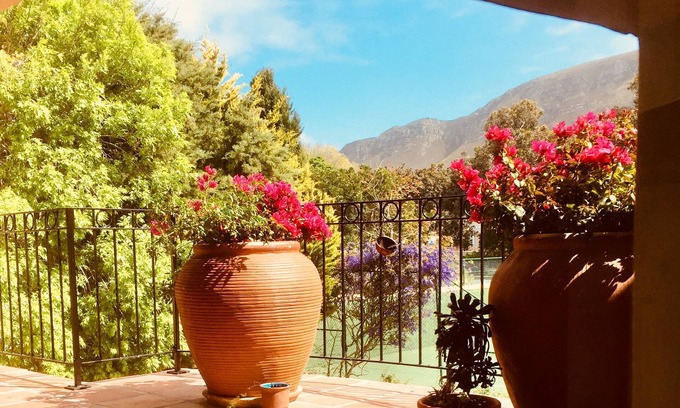 Fernkloof Villa | Botanists heaven. Rare plant species only in Fernkloof. Tennis court/lap pool.