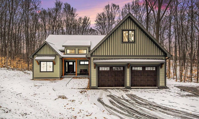 Boyne Falls House | Boyne Mountain Custom Home: Golf and Ski Steps From Your Door w Hot Tub!