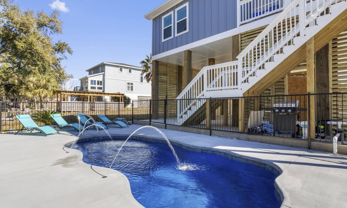 Biloxi House | Brand new house, Beach views, Heated pool & more!