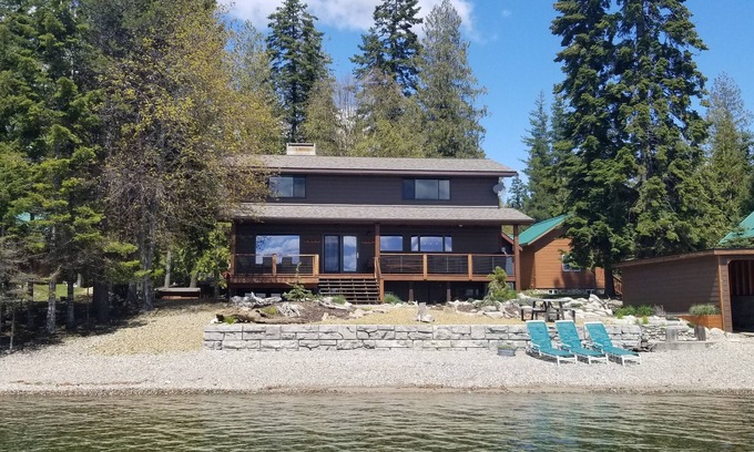 Nordman House | Brand New Listing. Remodeled lake home, private beach and dock