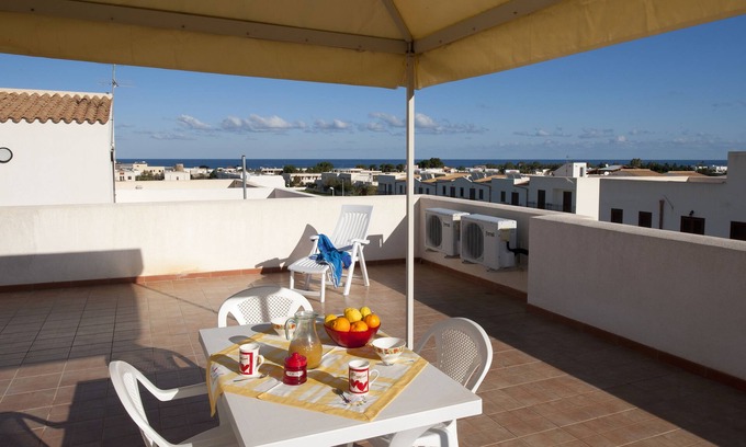 San Vito Lo Capo Apartment | Brand new Rossoarancio apartment with panoramic terrace