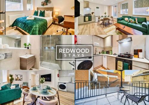 Rushmoor District Apartment | Brand New Town Center FREE FAST WiFi Balcony by Redwood Stays