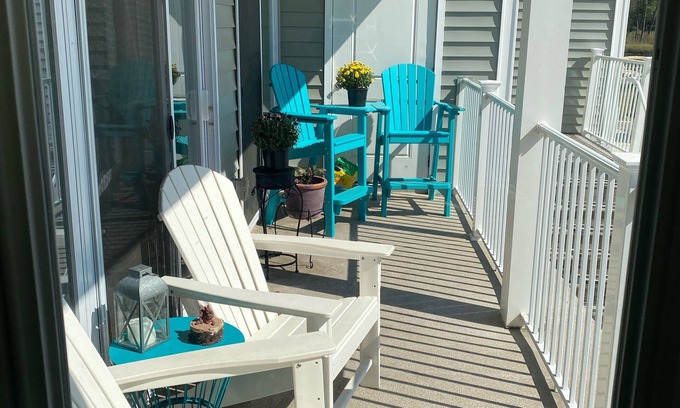 Rehoboth Beach Condo | Brand New Waterfront Condo with Water View for 6 On Love Creek & Rehoboth Bay!