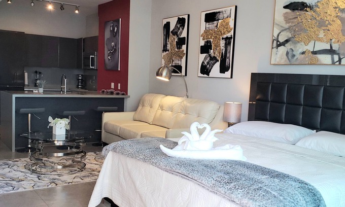 Brickell Condo | Brickell Bliss Studio + Amenities. Steps to Best Bars, Eats & Mall. Relax & Play