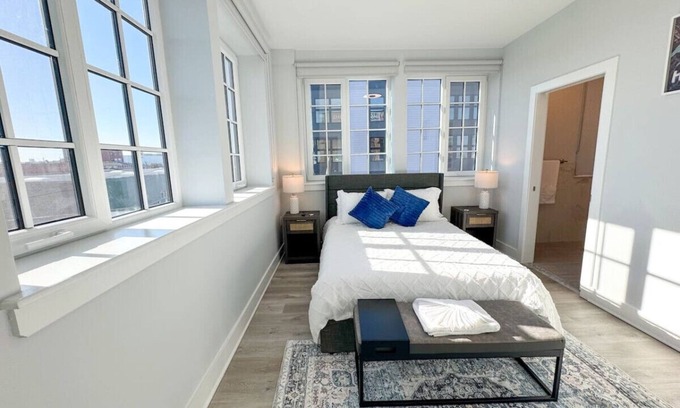 Ironbound District Apartment | Bright 2BR/2BA with Master Suite, Near Penn Station & Airport