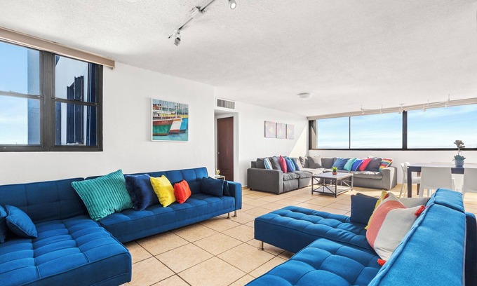 Punta Las Marias Apartment | Bright and Modern Apartment with City & Beach Views, and Free Parking