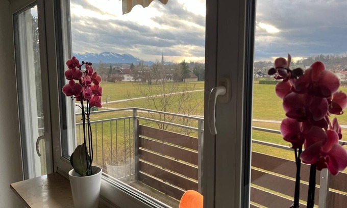 Prien am Chiemsee Apartment | Bright, cozy apartment with mountain views near the lake and city, pet-friendly