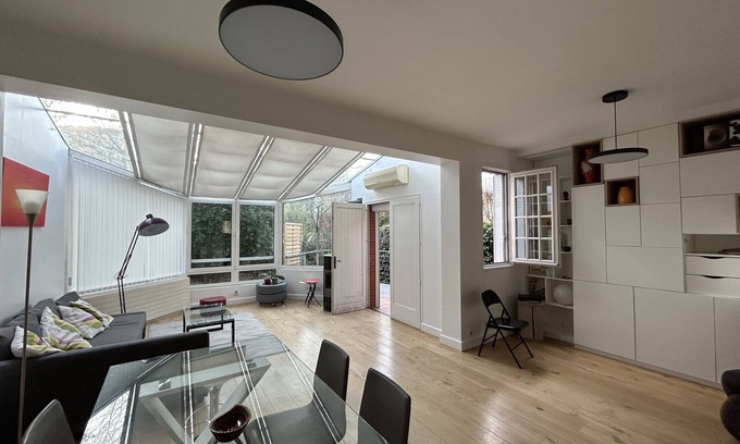 Rueil-Malmaison House | Bright family home in quiet location, Paris transport access. garden terrace.