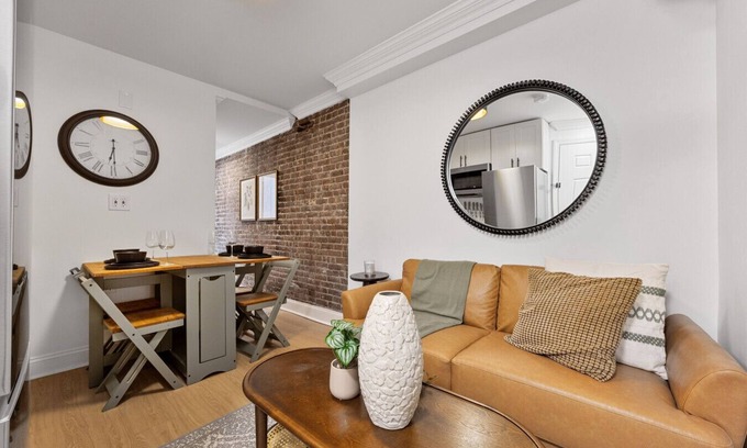 Harlem Apartment | Brownstone 2 Bed with Private Backyard near Subway