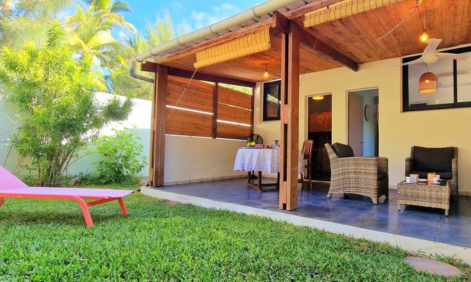 Grand Fond House | BUNGALOW 3 ROCKS, 2 people in Saint Gilles les Bains