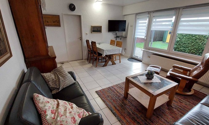 Norddeich House | Bungalow in a central, quiet location, 600m to the sandy beach and dyke