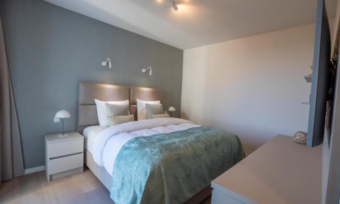 Cadzand-Bad Apartment | By Sea, Full Sea View, balcony, use of hotel Pool and Sauna