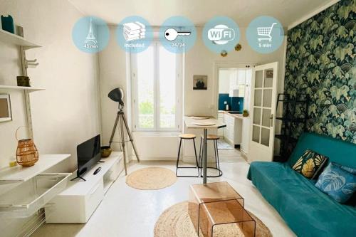 Melun Apartment | Côté Jardin - 3 people - Netflix