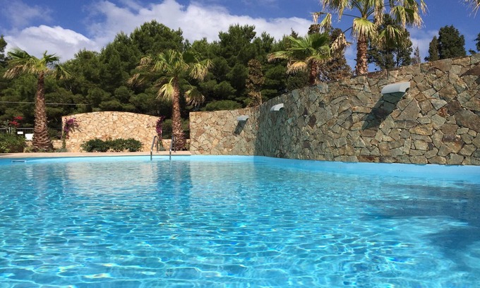 Porto Pino Apartment | C2 Ground Floor Apartment in Residence with Swimming Pool