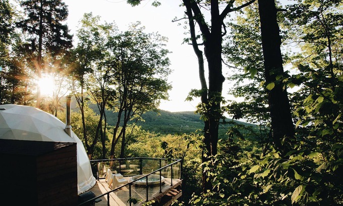 Petite-Riviere-Saint-Francois Cabin | Vue impressionnante sur le fleuve