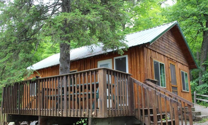 Deer River Cabin | Cabin 8 - A newly remodeled with shaded deck on the lakeshore