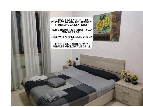 Torre Angela House | Camera Deluxe - Close to Metro C Torrenova Station