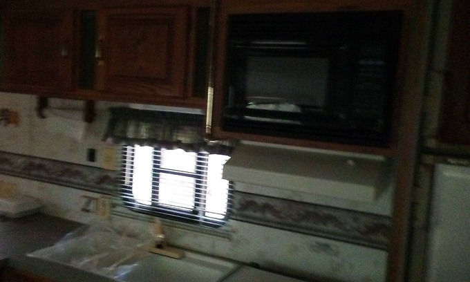 Wake Forest House | Camper off home in wooded property small creek.