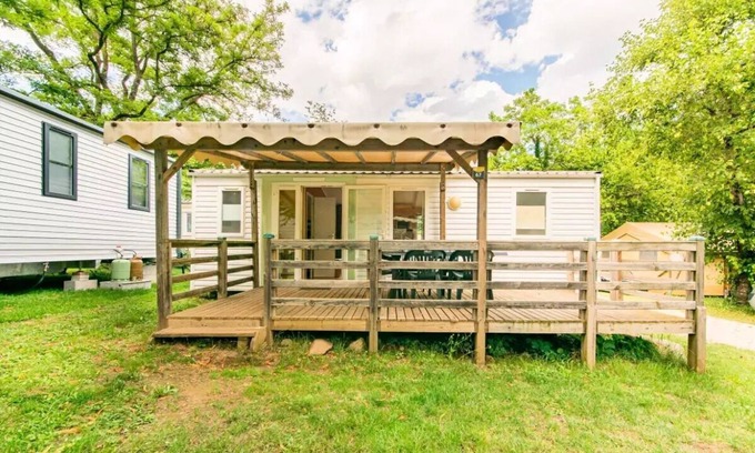 Saint-Vincent-de-Durfort House | Camping maeva Escapades Coeur d'Ardèche * - 3 Room Mobile Home 5/7 People Air Conditioned + TV