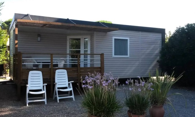 La Rouviere House | Camping de Vaudois * - Mobile home RAPIDHOME 4 people