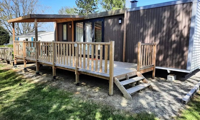 Plouezoch House | Camping de la Baie de Térénez * - Mobile home Grand Confort Lodge 4 rooms 6 people