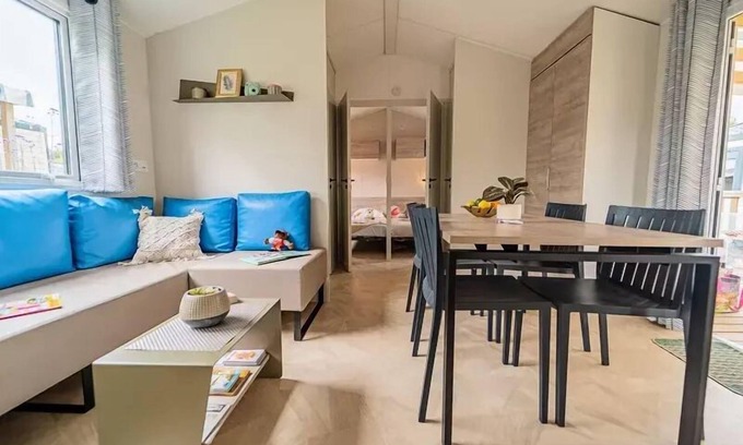 Brem Sur Mer House | Camping L'Océan * - Mobile Home Emotion 4 Rooms 6 People + TV