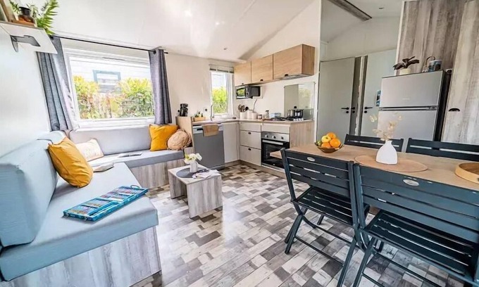 Brem Sur Mer House | Camping L'Océan* - Mobil Home Trio Premium 4 Parts 6 People