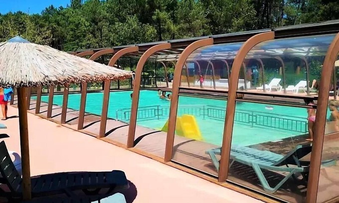 Saint-Michel-Escalus House | Camping Landes Océanes* - Mobile Home 4 Rooms 6 People with 2 Air-conditioned Bathrooms