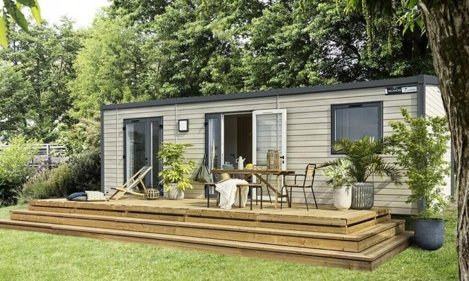 Le Bourg-d'Oisans House | Camping Le Château de Rochetaillée* - Loft Premium 4 rooms 6 people Air-conditioned