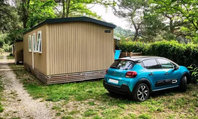 Orgon House | Camping maeva Respire La Vallée Heureuse * - Mobile home Premium Large 3 Rooms 4 People Air Conditioned + TV