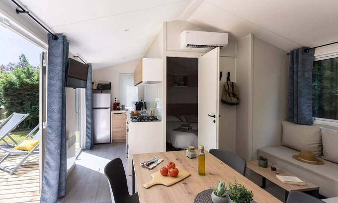 Doussard House | Camping Romanée La Ferme de la Serraz* - Premium 4-room mobile home for 6 people