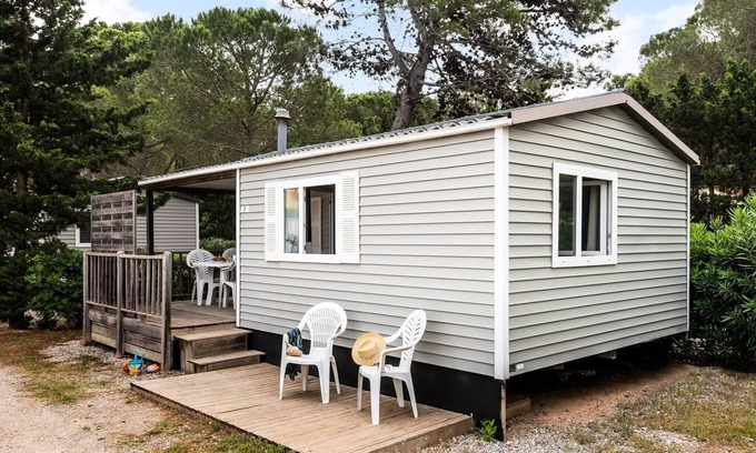 Torreilles House | Campsite La Palmeraie * - Mobil-home Classic 3 rooms 4 adults + 2 children air-conditioned