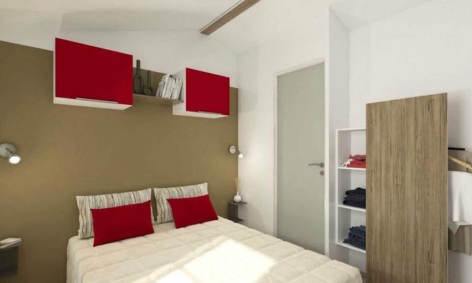 Soulac-sur-Mer House | Campsite maeva Respire Domaine Les Carrelets de Soulac ***** - Mobile Home Classic 3 Rooms 4 People Air Conditioning + TV