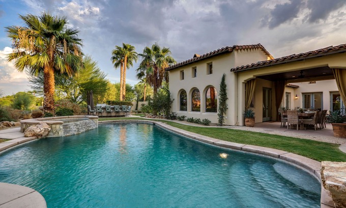La Quinta House | Cappella - Gorgeous 4 br Villa in PGA West with Pool/Spa + Golf Course Views #259222